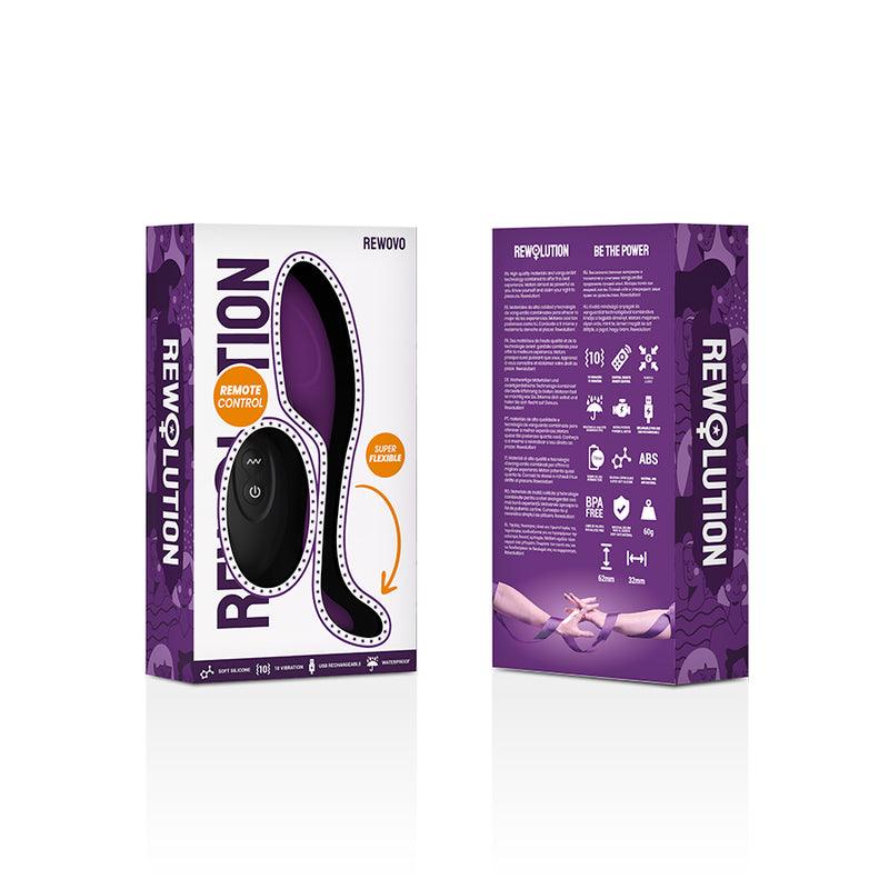 REWOLUTION CONTROLE REMOTO DO VIBRADOR DE OVO REWOVO