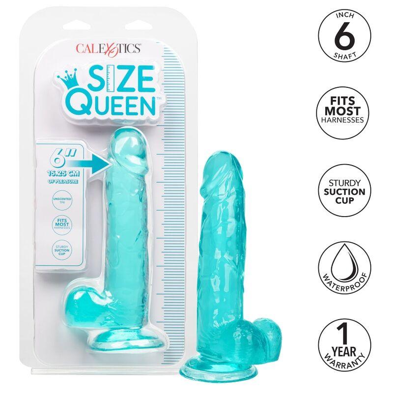 CALIFORNIA EXOTICS DILDO QUEEN TAMANHO AZUL 153 CM