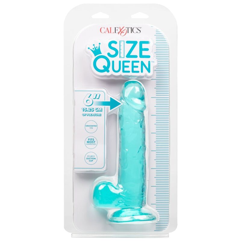 CALIFORNIA EXOTICS DILDO QUEEN TAMANHO AZUL 153 CM