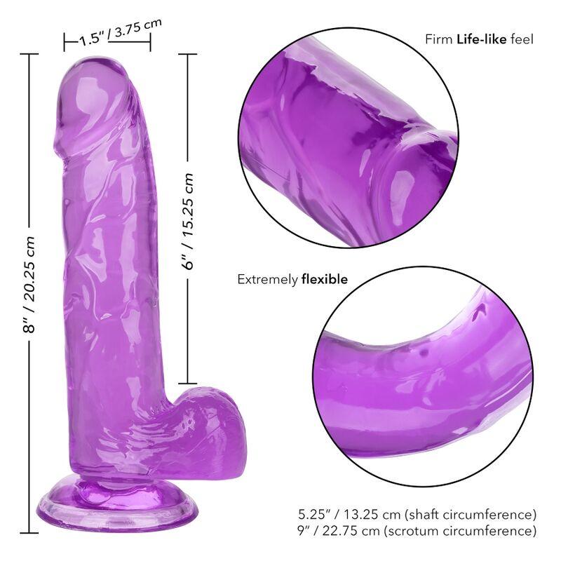 CALIFORNIA EXOTICS DILDO QUEEN TAMANHO ROXO 153 CM