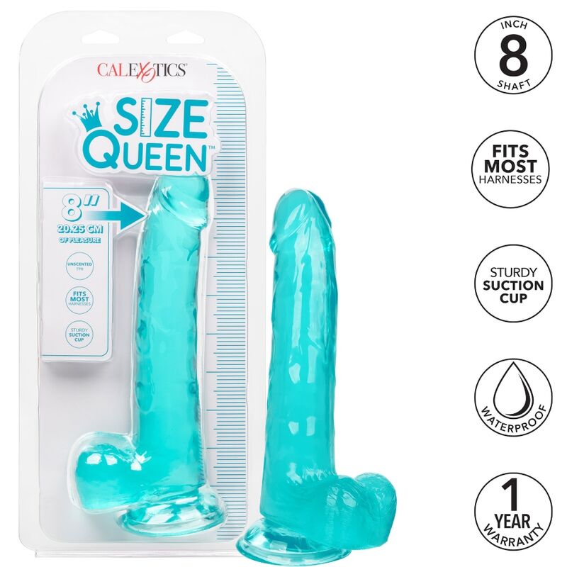 CALIFORNIA EXOTICS DILDO QUEEN TAMANHO AZUL 203 CM