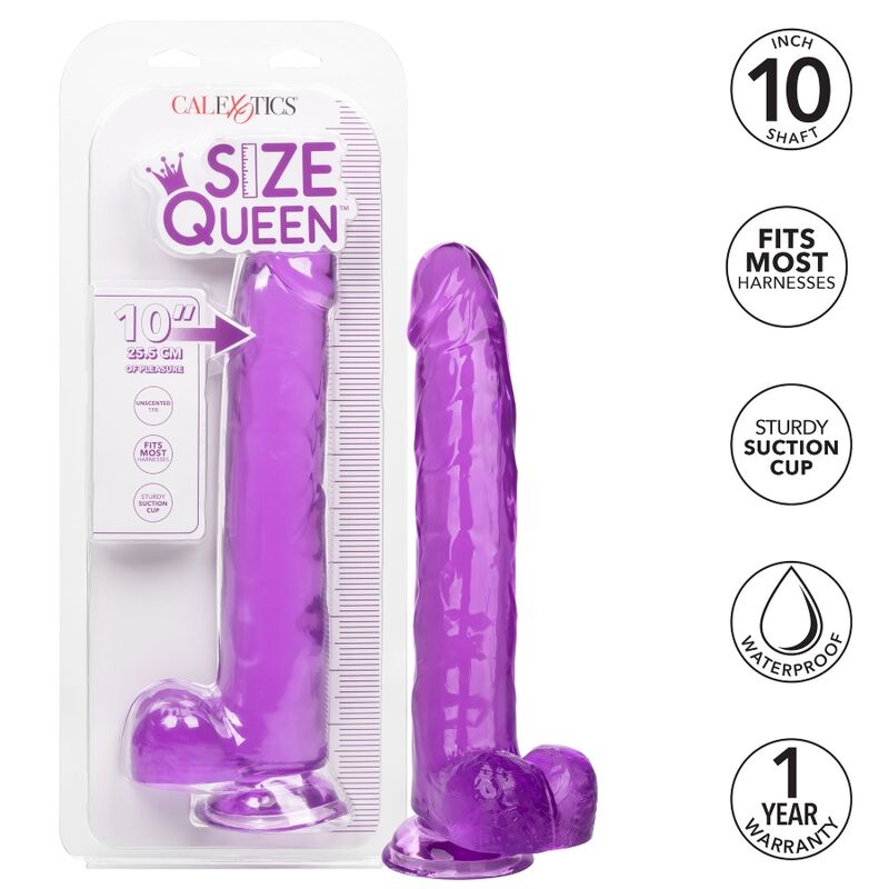 CALIFORNIA EXOTICS DILDO QUEEN TAMANHO ROXO 255 CM