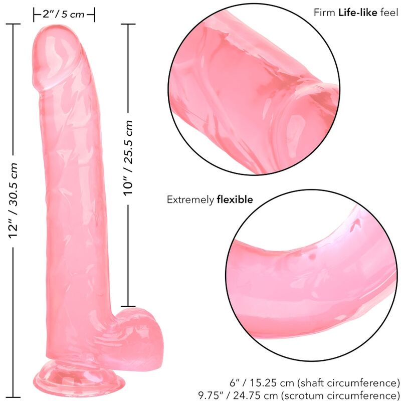 CALIFORNIA EXOTICS DILDO QUEEN TAMANHO ROSA 255 CM