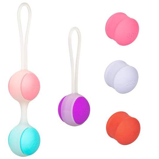 CALIFORNIA EXOTICS SHE OLOGY CONJUNTO BOLAS KEGEL INTERCAMBIVEIS