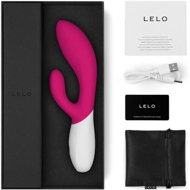 LELO INA WAVE 2 VBRADOR LUXO ESPECIAL MOVIMENTO CERISE