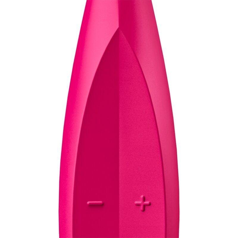 SATISFYER VIBRADOR TWIRLING FUN TIP ROSA