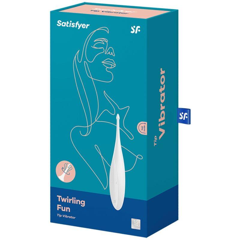 SATISFYER VIBRADOR TWIRLING FUN TIP BRANCO