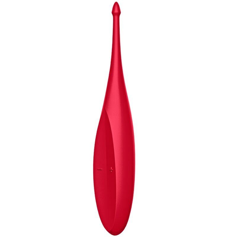 SATISFYER VIBRADOR TWIRLING FUN TIP VERMELHO