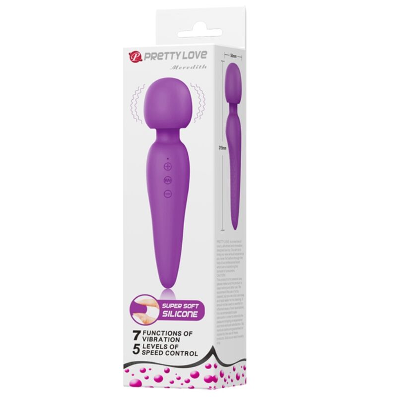 PRETTY LOVE MAREDITH MASSAGER 12 MODOS DE VIBRAO