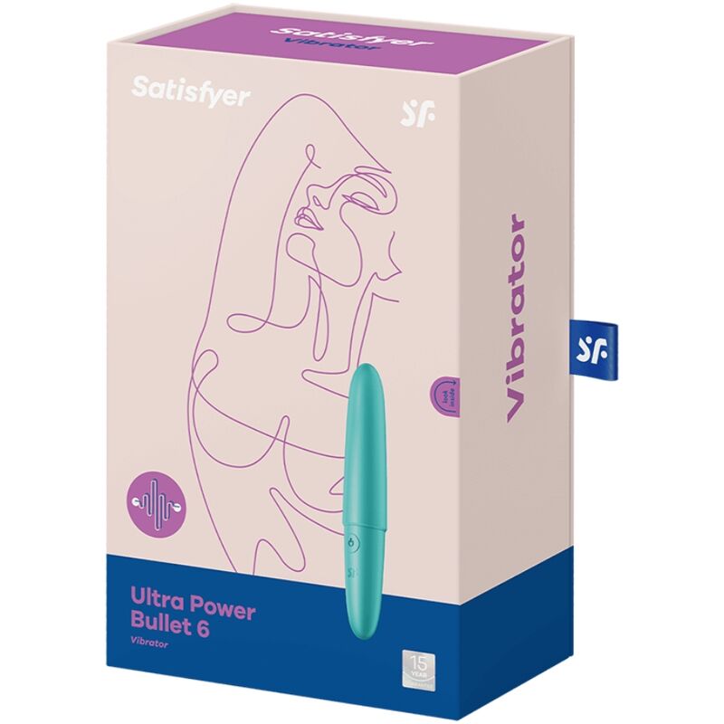 SATISFYER ULTRA POWER BULLET 6 TURQUESA