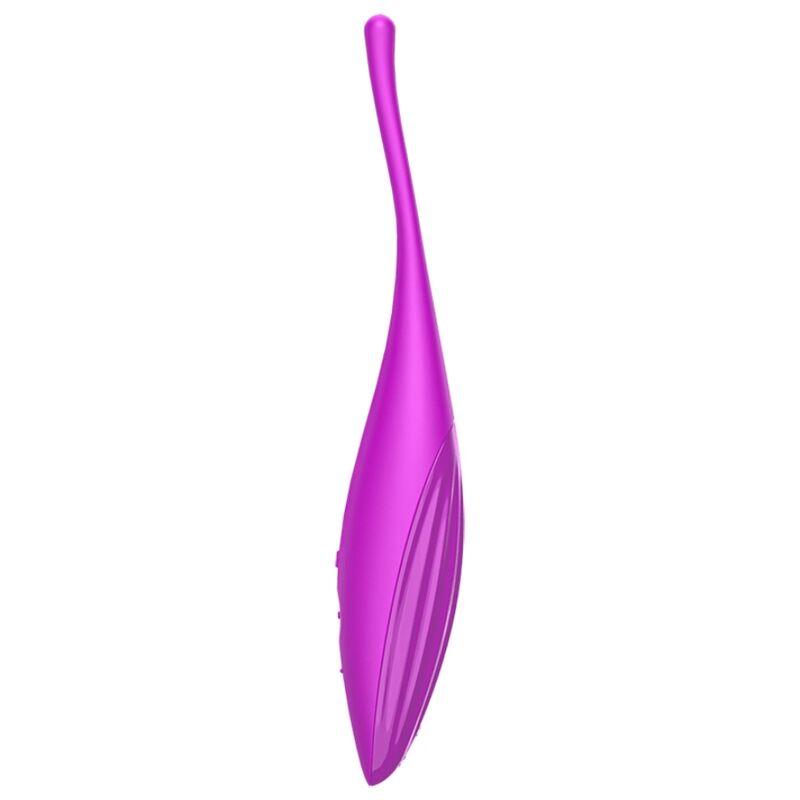 SATISFYER VIBRADOR TWIRLING JOY CLIT TIP FuCSIA