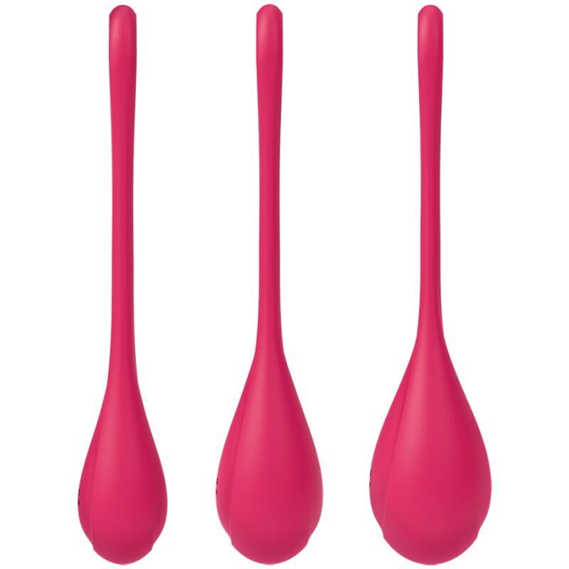 SATISFYER CONJUNTO DE TREINO YONI POWER 1 VERMELHO