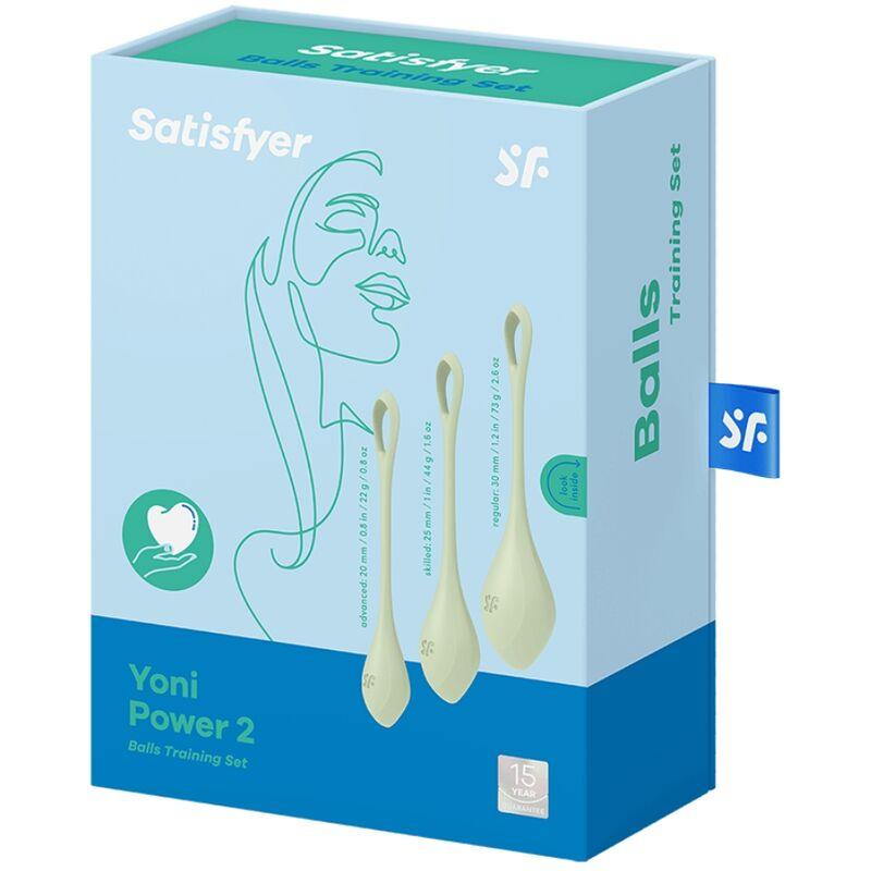 SATISFYER CONJUNTO DE TREINO YONI POWER 2 VERDE