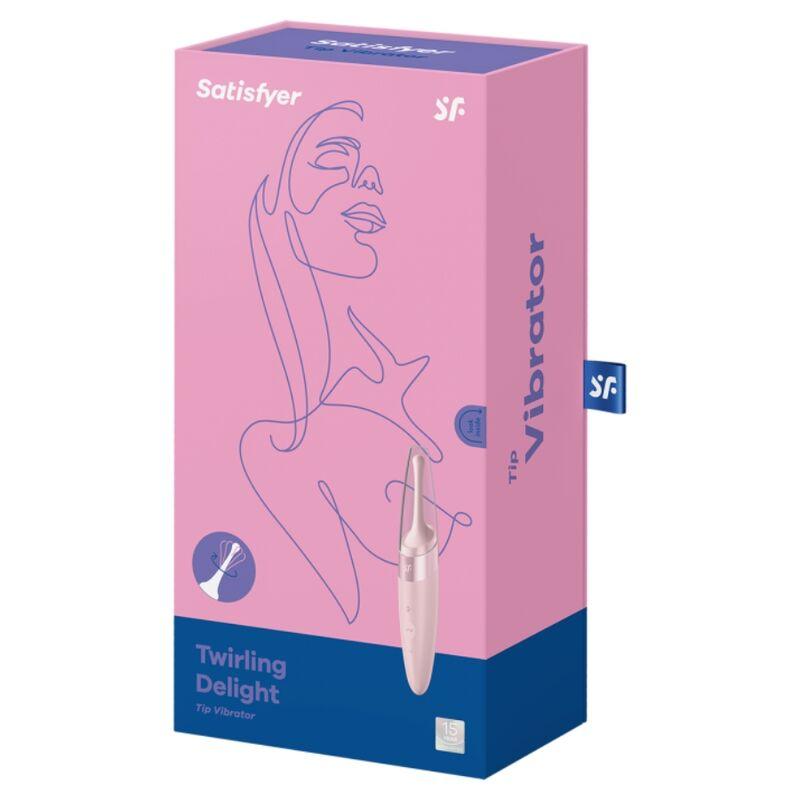 SATISFYER ESTIMULADOR DE CLIToRIS TWIRLING DELIGHT ROSA