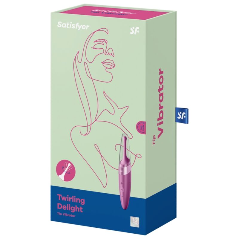 SATISFYER ESTIMULADOR DE CLIToRIS TWIRLING DELIGHT ROXO