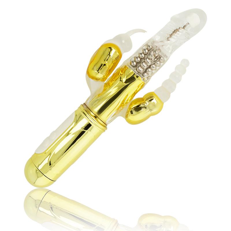 OHMAMA VIBRADOR MULTIFUNCIONAL DOURADO