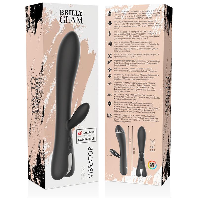 BRILLY GLAM ERIK VIBRADOR WATCHME WIRELESS TECNOLOGIA COMPATiVEL