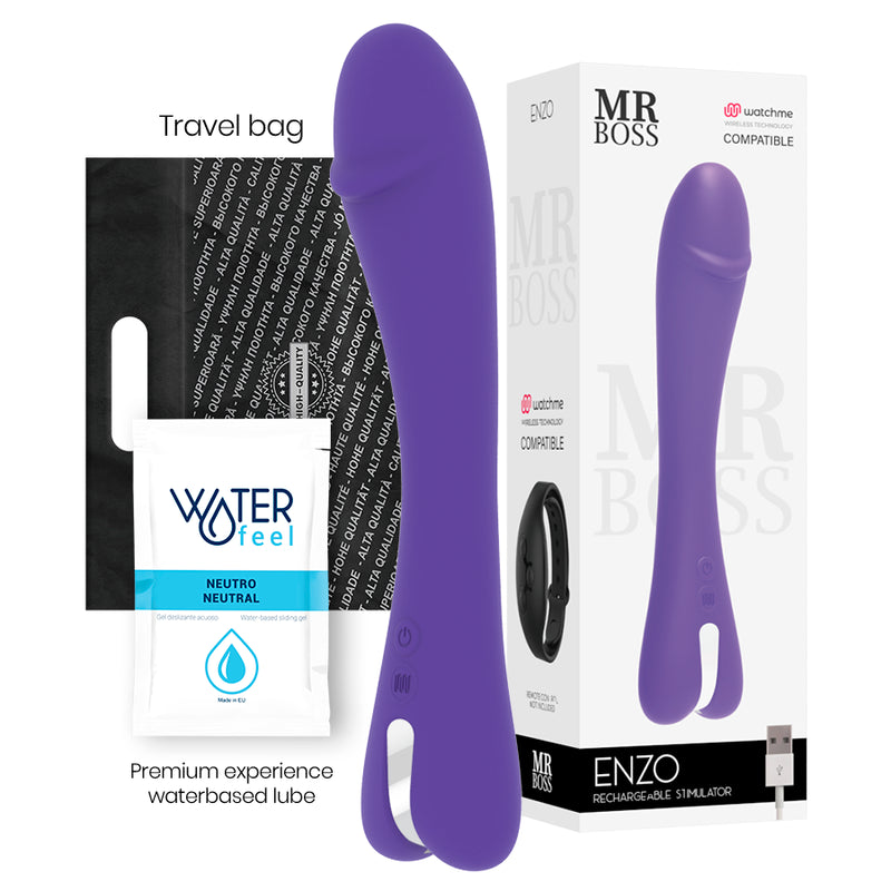 MR BOSS ENZO VIBRADOR WATCHME TECNOLOGIA SEM FIO COMPATiVEL