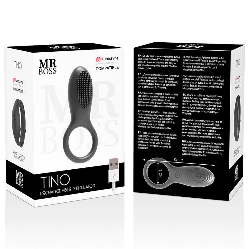 MR BOSS ANEL ESTIMULADOR TINO COMPATiVEL COM A TECNOLOGIA WATCHME WIRELESS