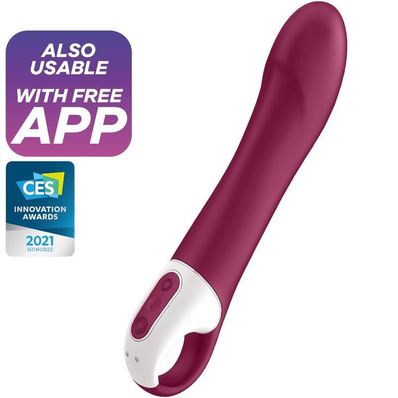 SATISFYER VIBRADOR GRANDE CALOR GSPOT