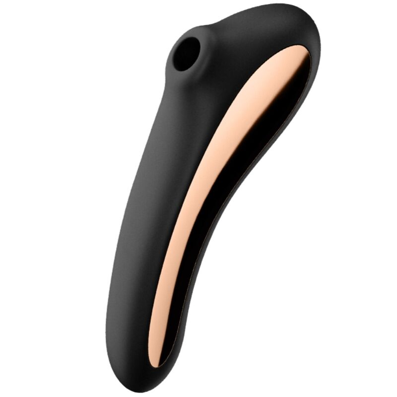 SATISFYER VIBRADOR DE PULSO DE AR DUAL KISS PRETO