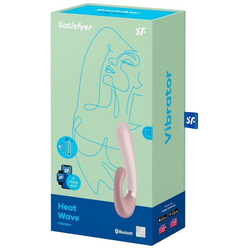 SATISFYER APLICATIVO VIBRADOR DE ONDAS DE CALOR ROSA