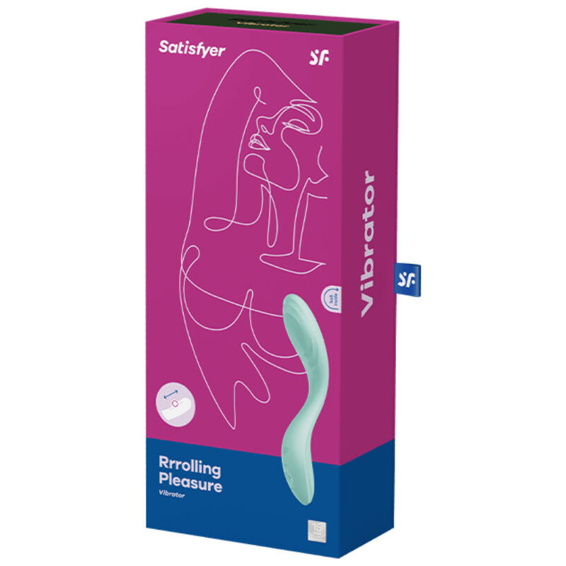 SATISFYER VIBRADOR RRROLLING PLEASURE GSPOT VERDE