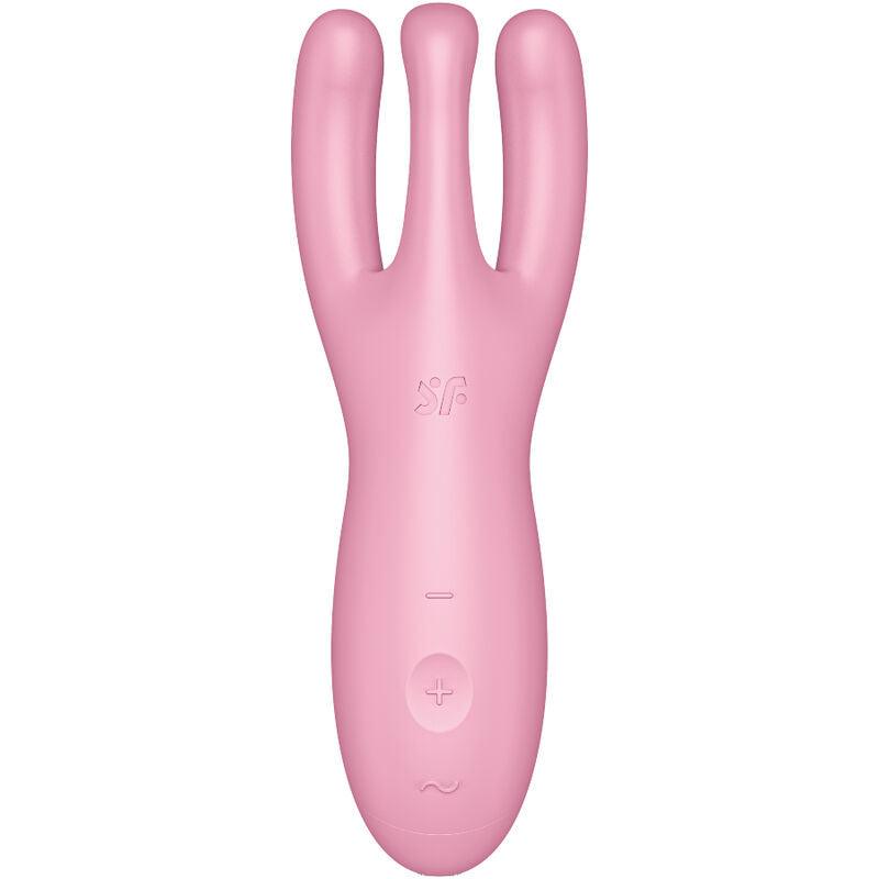 SATISFYER THREESOME 4 VIBRADOR APP ROSA