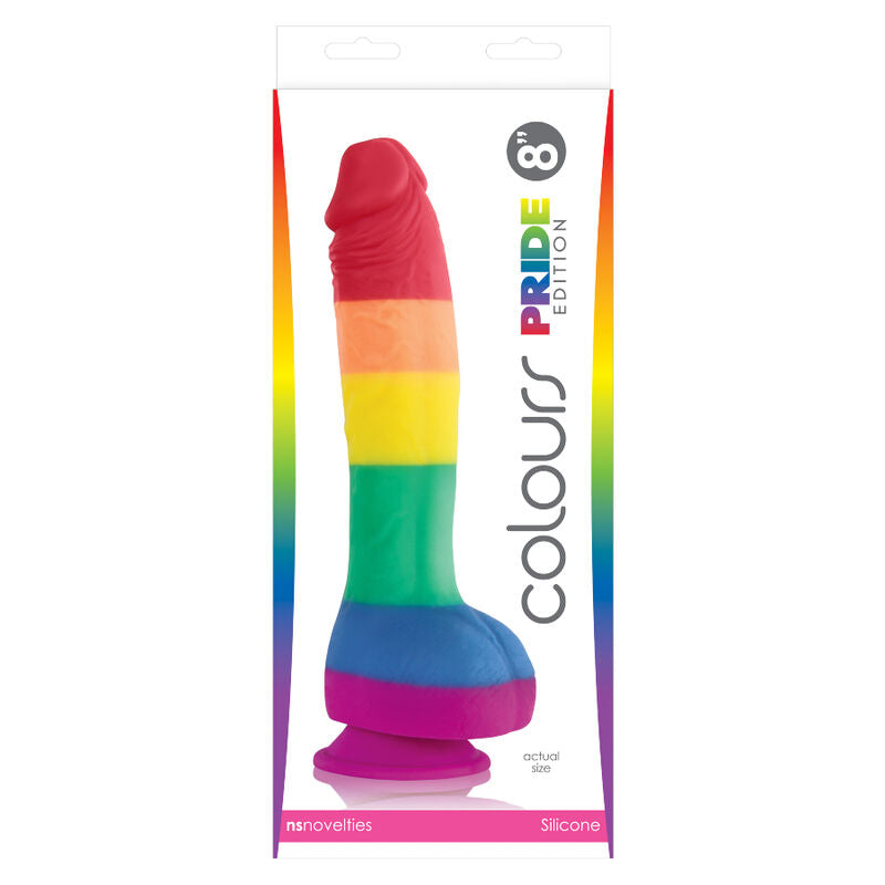 ORGULHO BANDEIRA LGBT DILDO 19 CM