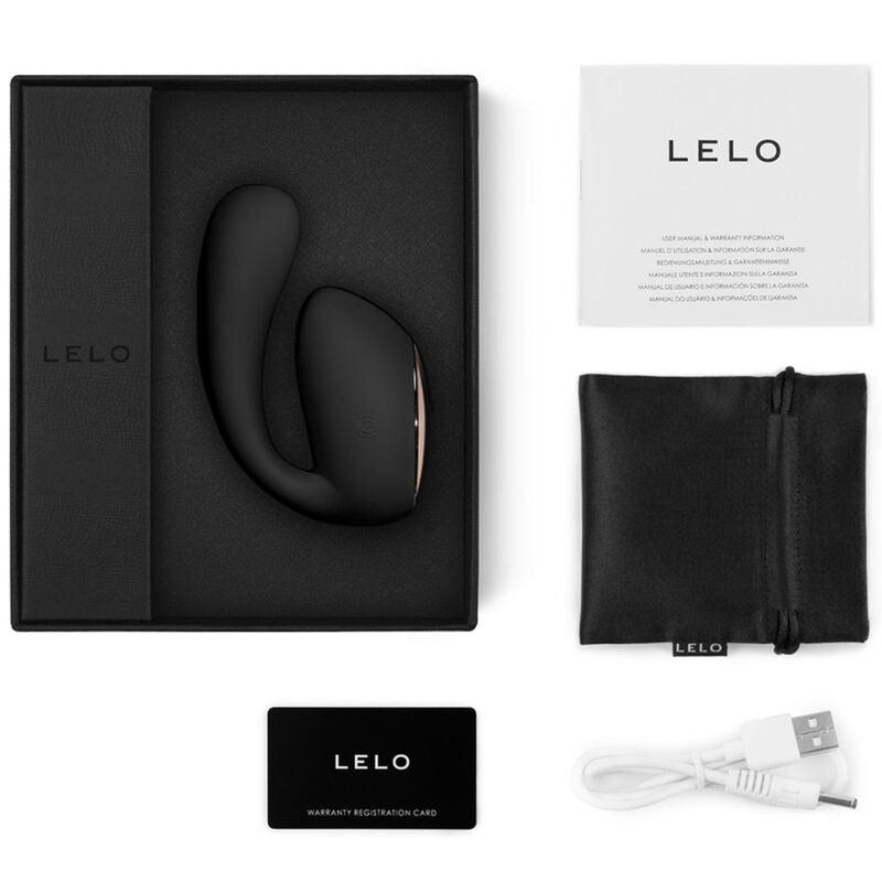 LELO IDA WAVE MASSAGEIRO PARA CASAIS PRETO