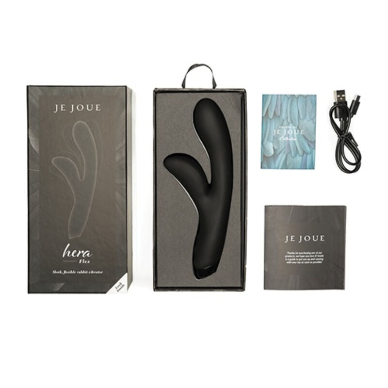 JE JOUE VIBRADOR HERA FLEX COELHO PRETO