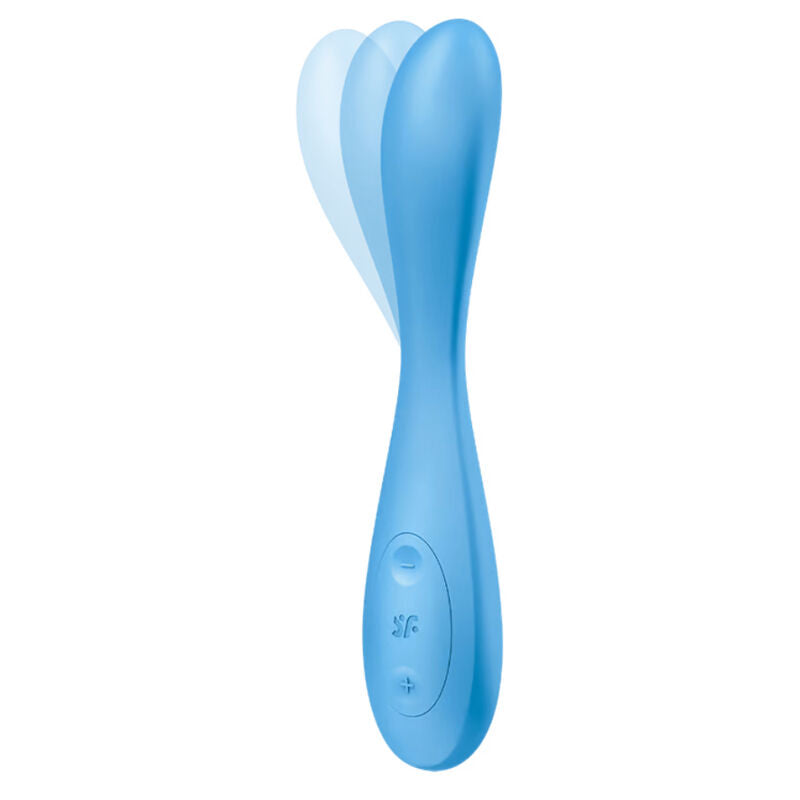 SATISFYER APLICATIVO MULTIVIBRADOR G SPOT FLEX 4 AZUL