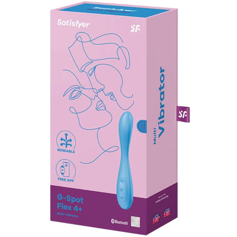 SATISFYER APLICATIVO MULTIVIBRADOR G SPOT FLEX 4 AZUL