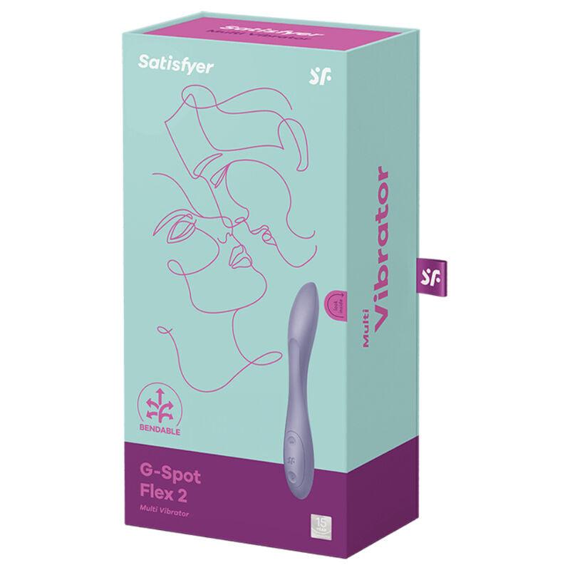 SATISFYER MULTI VIBRADOR G SPOT FLEX 2 ROXO