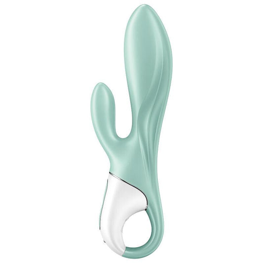 SATISFYER AIR PUMP BUNNY 5 APLICATIVO VIBRADOR DE COELHO INFLVEL VERDE