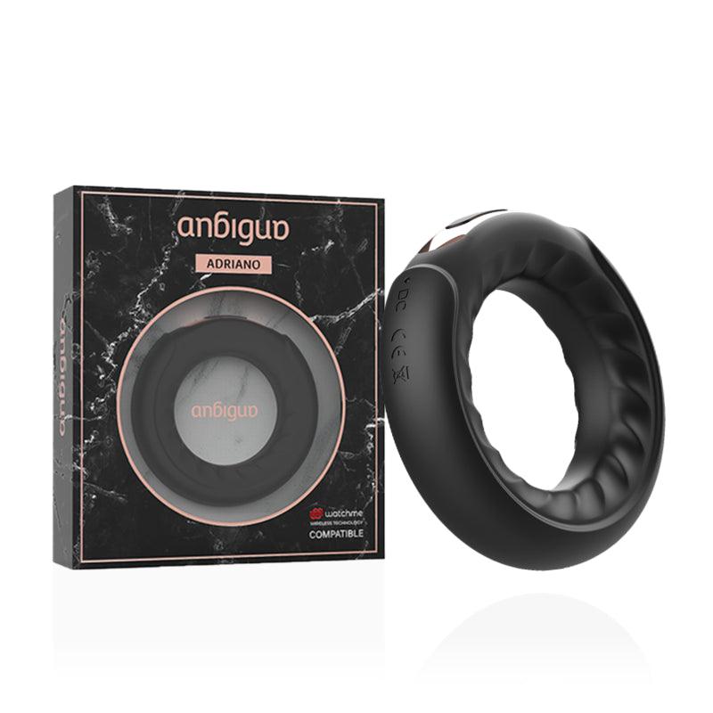 ANBIGUO ANEL VIBRADOR ADRIANO COMPATiVEL COM A TECNOLOGIA WATCHME WIRELESS