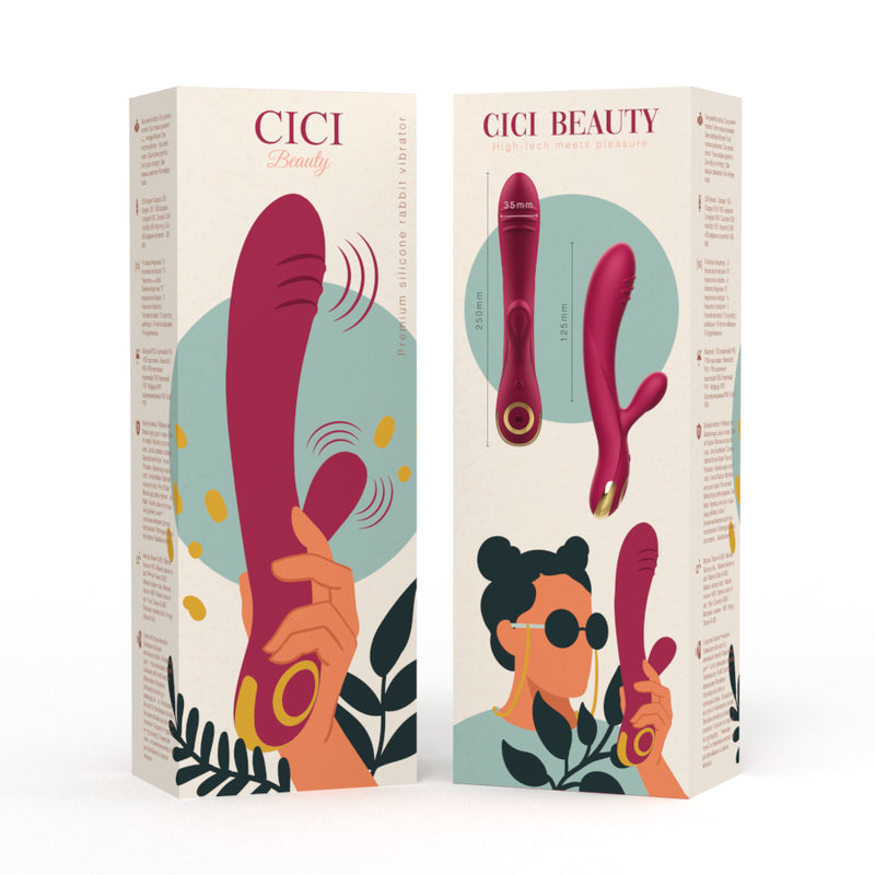 CICI BEAUTY PREMIUM SILICONE COELHO VIBRADOR