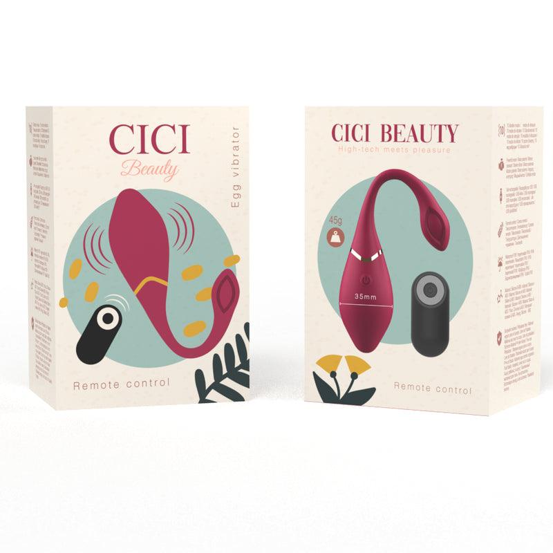 CICI BEAUTY CONTROLE REMOTO PREMIUM SILICONE EGG VIBRADOR