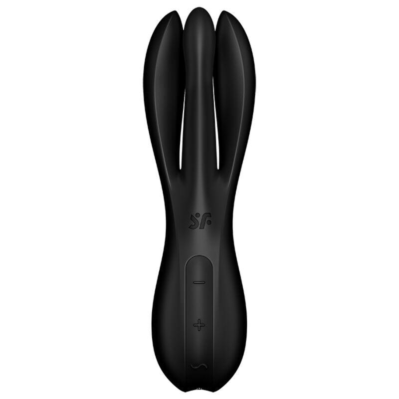 SATISFYER VIBRADOR THREESOME 2 PRETO