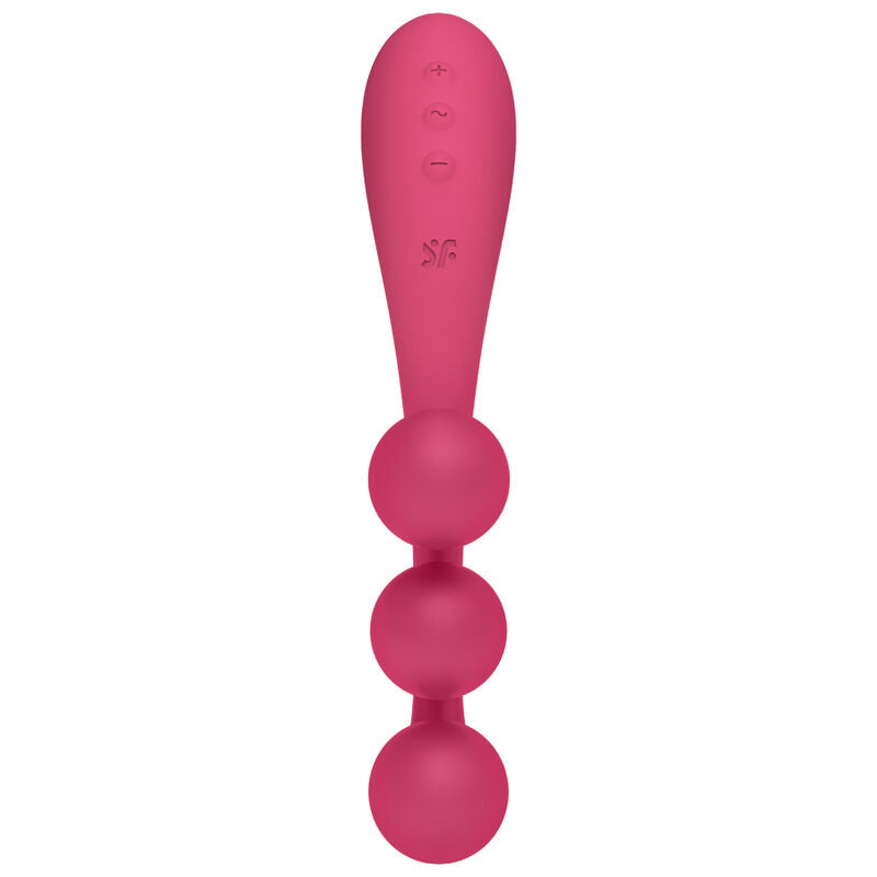 SATISFYER MULTI VIBRADOR TRI BALL 1 VERMELHO