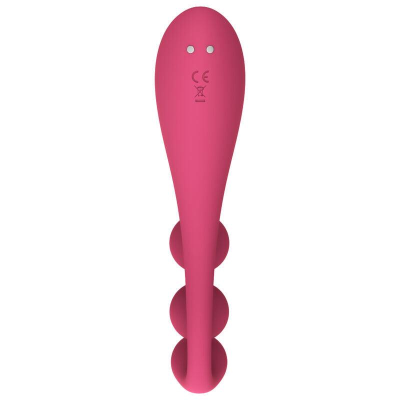 SATISFYER MULTI VIBRADOR TRI BALL 1 VERMELHO