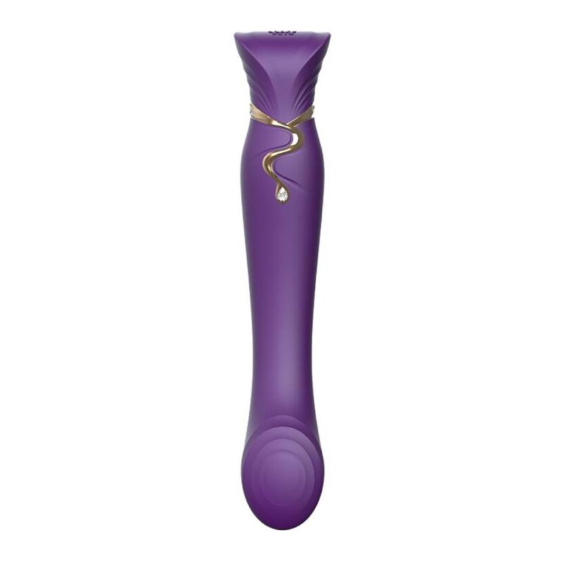 ZALO QUEEN SET PULSE WAVE CLIT STIM ROXO