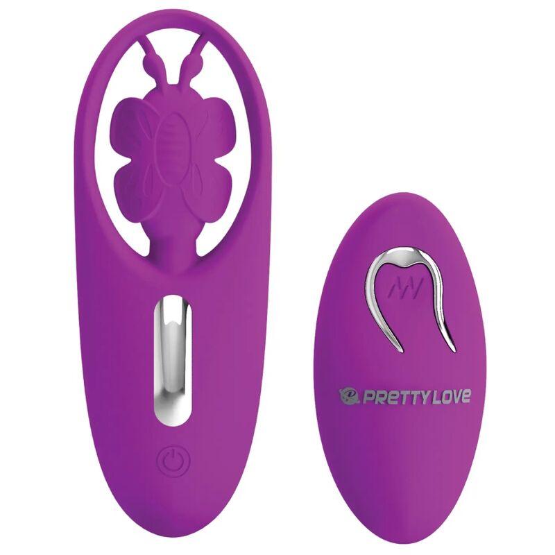 PRETTY LOVE ESTIMULADOR DE BORBOLETA DANCING PARA CALAS COM CONTROLE REMOTO LILAC