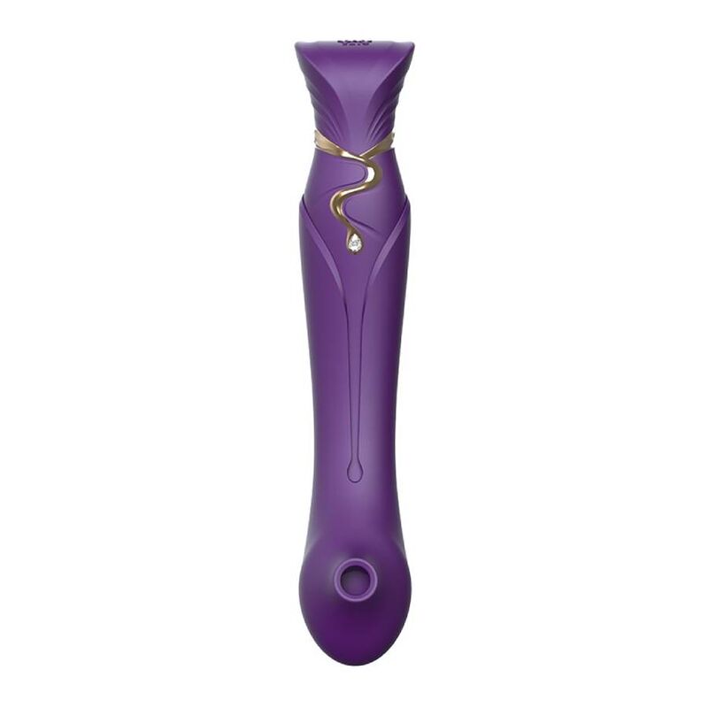 ZALO QUEEN SET PULSE WAVE CLIT STIM ROXO