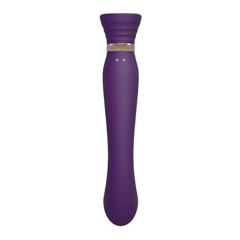 ZALO QUEEN SET PULSE WAVE CLIT STIM ROXO