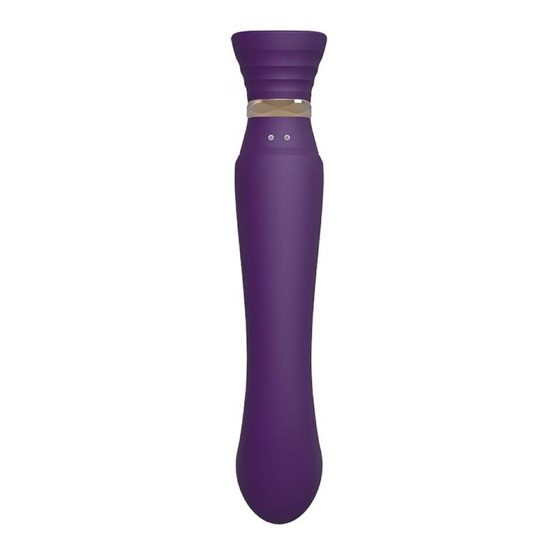 ZALO QUEEN SET PULSE WAVE CLIT STIM ROXO