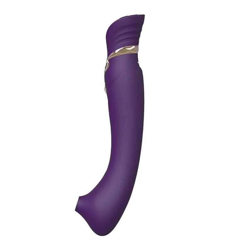 ZALO QUEEN SET PULSE WAVE CLIT STIM ROXO