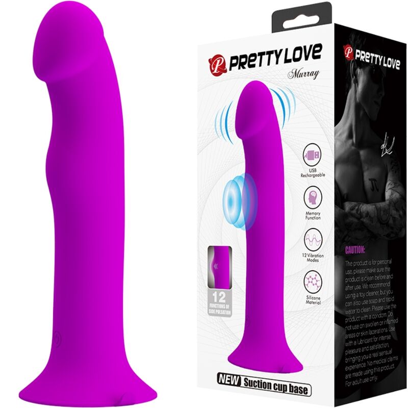 PRETTY LOVE VIBRADOR MURRAY E ESTIMULADOR G POINT ROXO