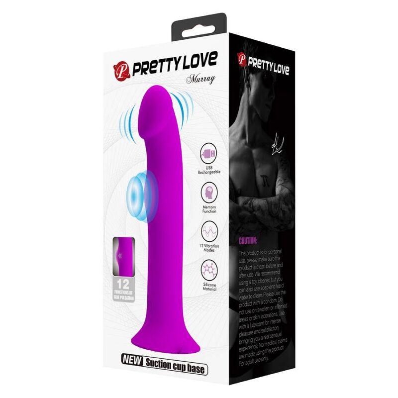 PRETTY LOVE VIBRADOR MURRAY E ESTIMULADOR G POINT ROXO