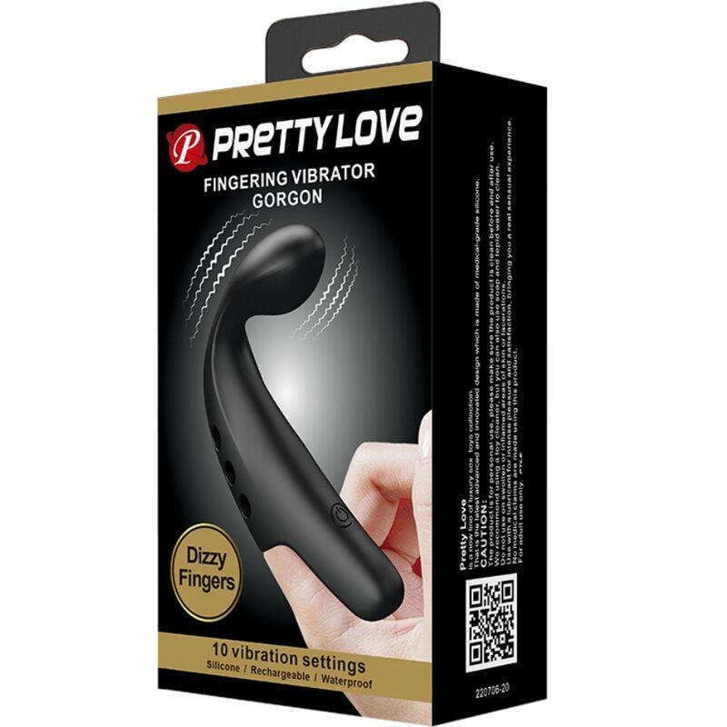 PRETTY LOVE DEDAL VIBRADOR GORGONA PRETO